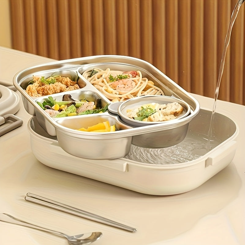 304 Stainless Steel Insulated Lunch Box for Christmas And New Year - Microwave-Safe Bento Box Ideal for Women And Students, Newly Released Portable Lunch Container for Work Or School, Perfect Gift for The Holidays