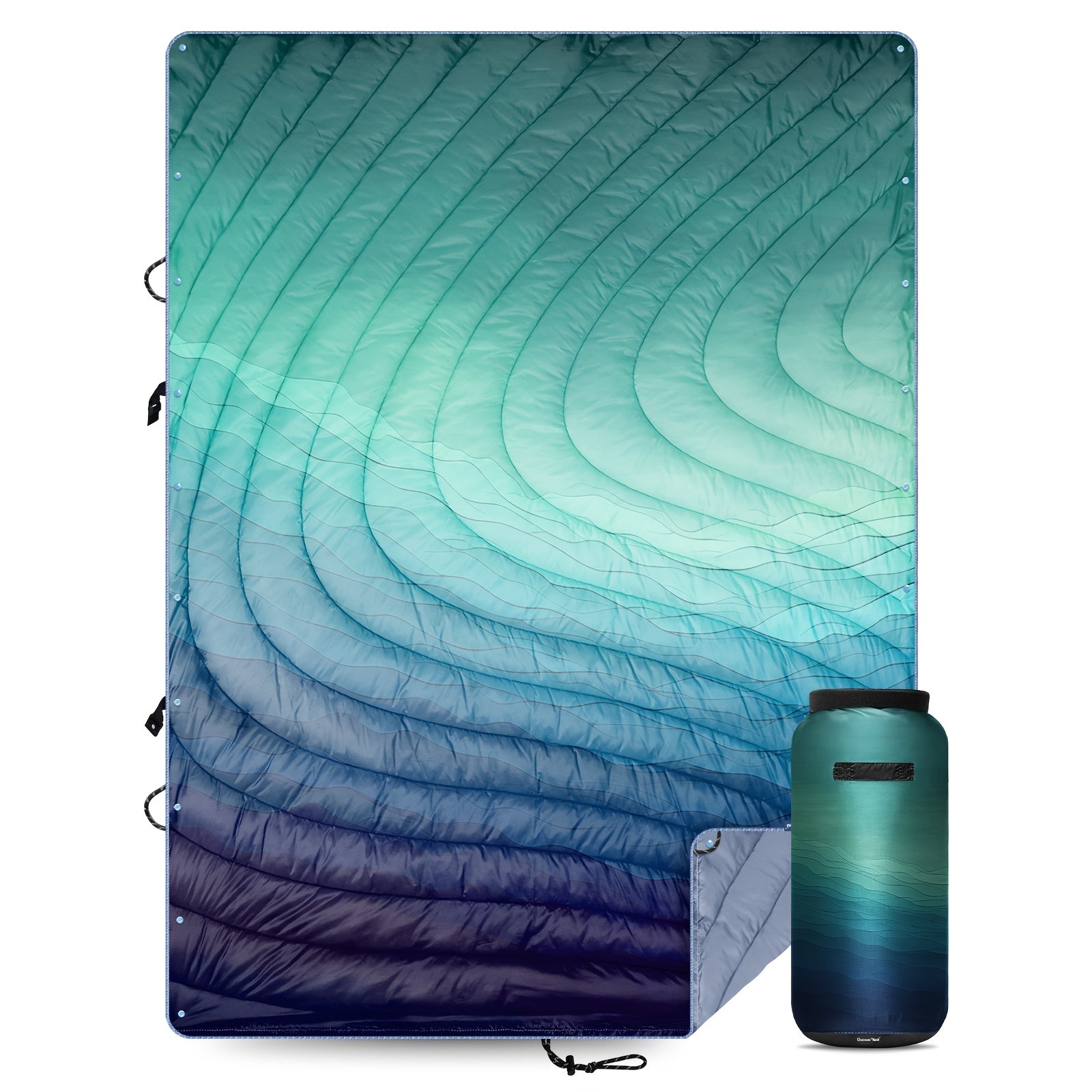 Hotkoko Outdoor Sleeping Bag Blanket, E Cape, Picnic Mat. Wind, Water, Stain And Splash, Anti-animal Hair, Lightweight Portable, Fluffy Camping Super Warm Hammock Top Blanket, Suitable For Travel Picnic Beach Party Cold Weather Use.