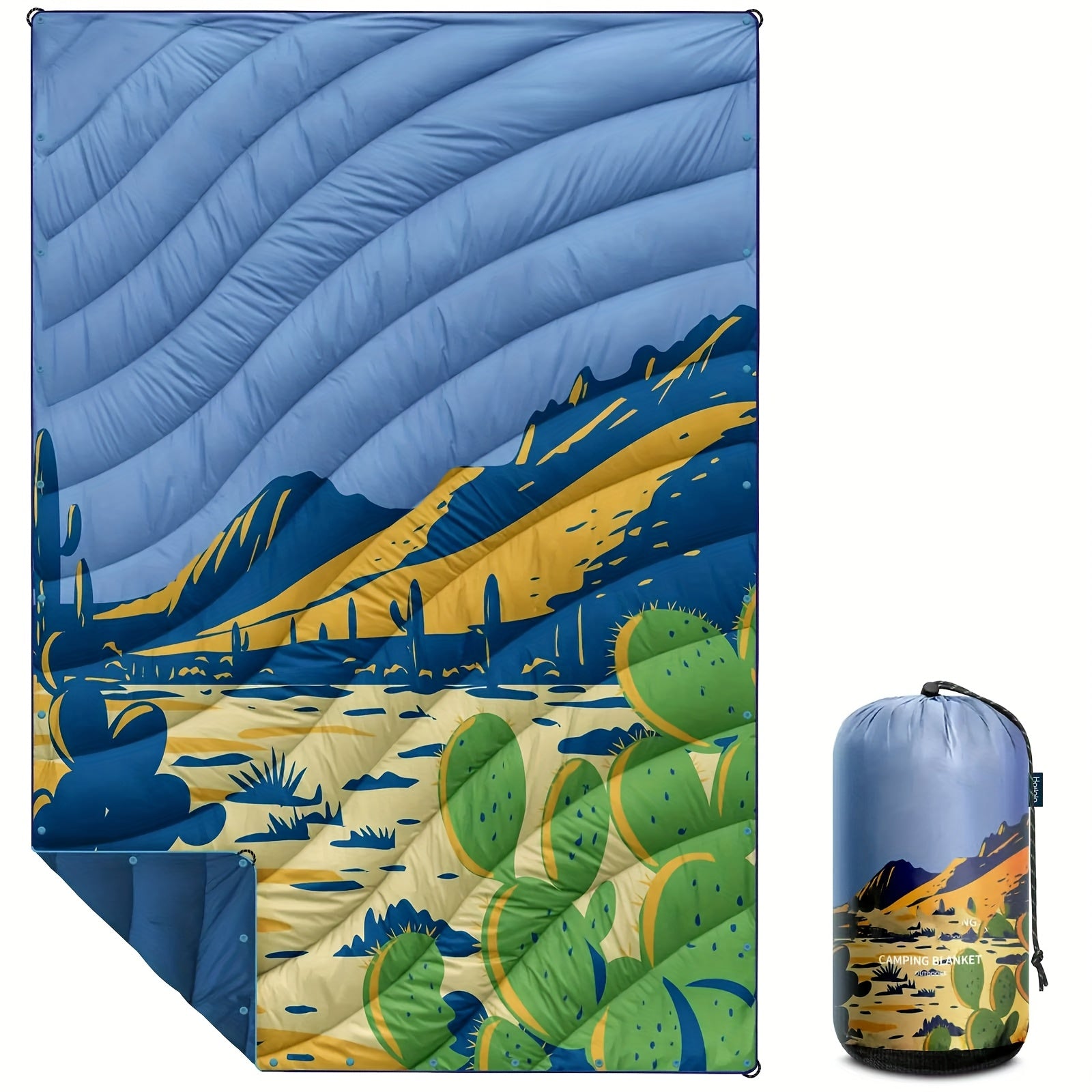 Hotkoko Outdoor Sleeping Bag Blanket, E Cape, Picnic Mat. Wind, Water, Stain And Splash, Anti-animal Hair, Lightweight Portable, Fluffy Camping Super Warm Hammock Top Blanket, Suitable For Travel Picnic Beach Party Cold Weather Use.