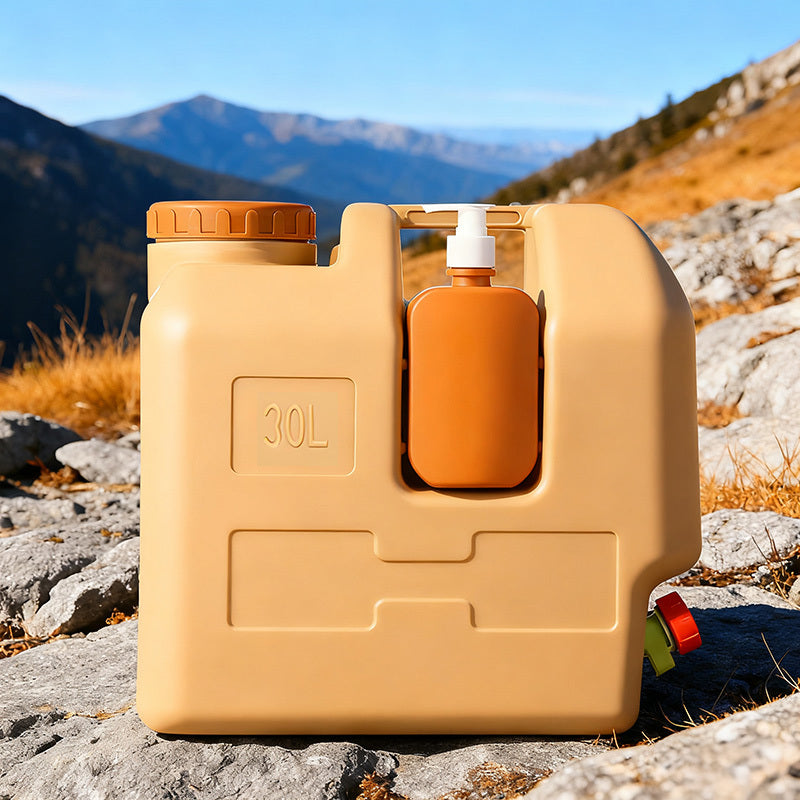 Portable Thermally Insulated Cooler Box with Flip-Top Lid - Heavy-Duty Plastic Cooler, Reusable Thermal Preservation Case for Camping, Picnic, Outdoor, for & Emergency Power Outages - Multi-Use Cooling Container for Fridge &