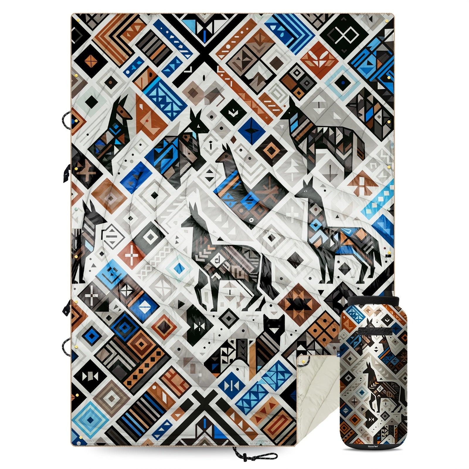 Hotkoko Outdoor Sleeping Bag Blanket, E Cape, Picnic Mat. Wind, Water, Stain And Splash, Anti-animal Hair, Lightweight Portable, Fluffy Camping Super Warm Hammock Top Blanket, Suitable For Travel Picnic Beach Party Cold Weather Use.