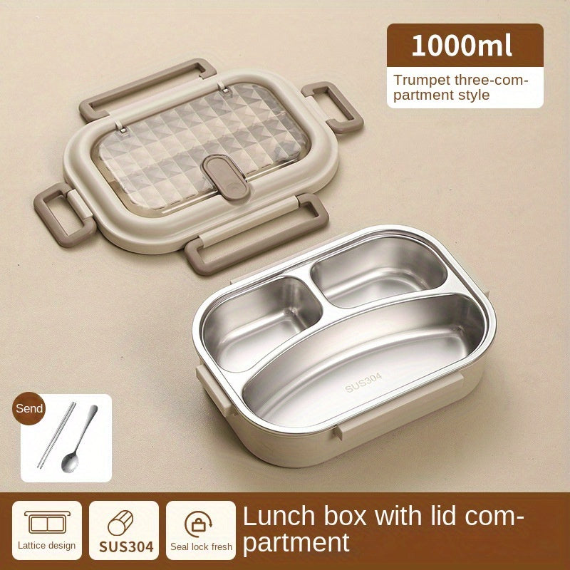 304 Stainless Steel Insulated Lunch Box for Christmas And New Year - Microwave-Safe Bento Box Ideal for Women And Students, Newly Released Portable Lunch Container for Work Or School, Perfect Gift for The Holidays