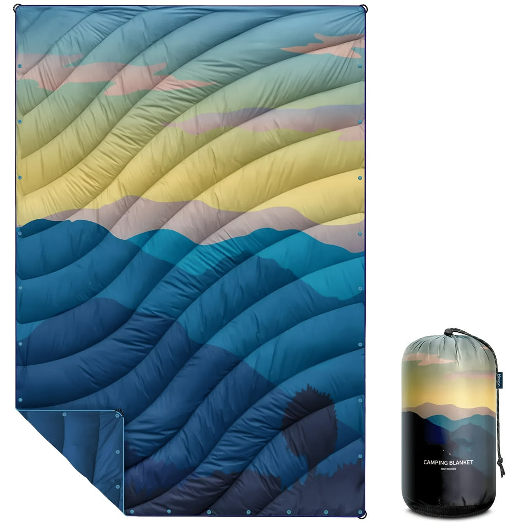 Hotkoko Outdoor Sleeping Bag Blanket, E Cape, Picnic Mat. Wind, Water, Stain And Splash, Anti-animal Hair, Lightweight Portable, Fluffy Camping Super Warm Hammock Top Blanket, Suitable For Travel Picnic Beach Party Cold Weather Use.