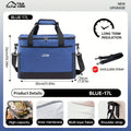 Insulated Bag, Cooler Box, Outdoor Insulated Cooler, Car Refrigerator Bag, Portable Insulated Bag, Large-Capacity Cooler Bag