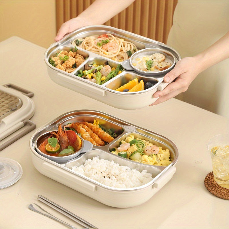 304 Stainless Steel Insulated Lunch Box for Christmas And New Year - Microwave-Safe Bento Box Ideal for Women And Students, Newly Released Portable Lunch Container for Work Or School, Perfect Gift for The Holidays