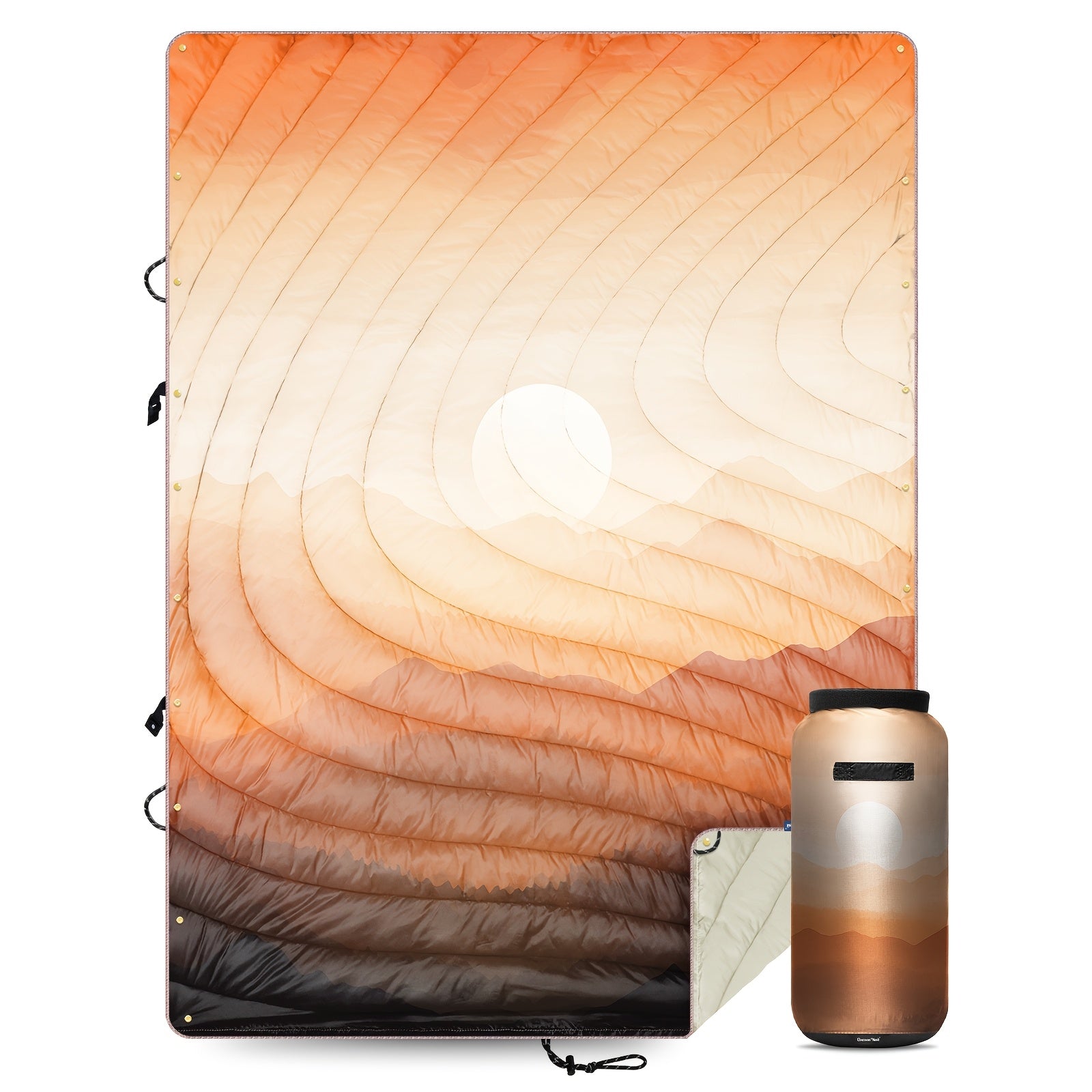 Hotkoko Outdoor Sleeping Bag Blanket, E Cape, Picnic Mat. Wind, Water, Stain And Splash, Anti-animal Hair, Lightweight Portable, Fluffy Camping Super Warm Hammock Top Blanket, Suitable For Travel Picnic Beach Party Cold Weather Use.