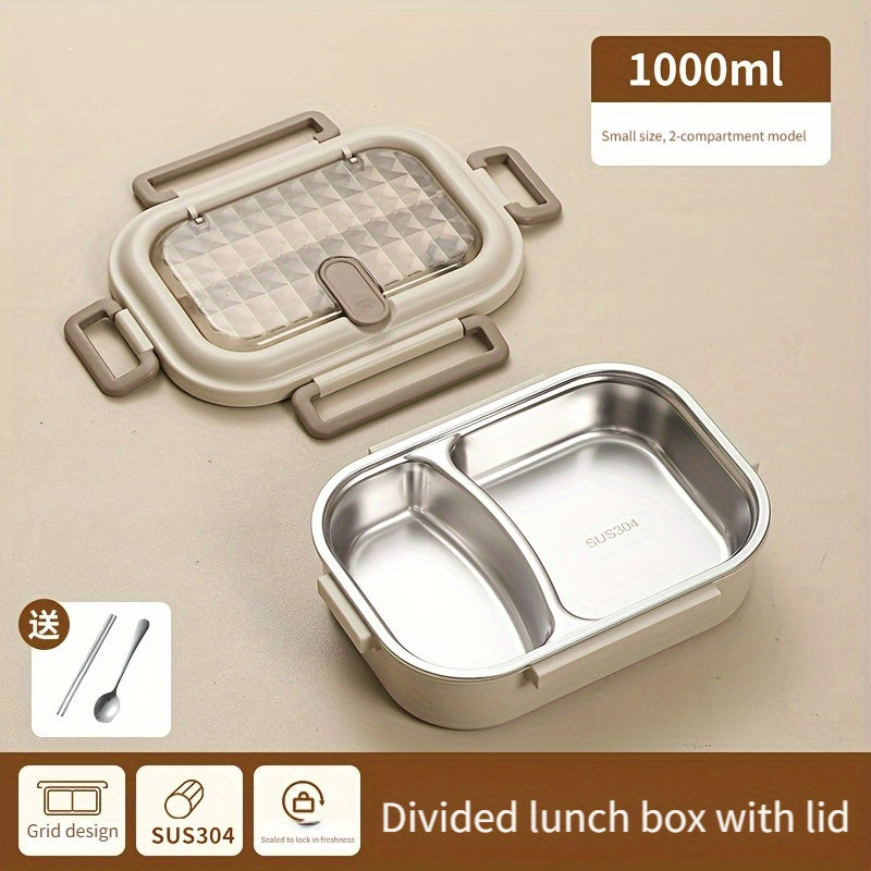 304 Stainless Steel Insulated Lunch Box for Christmas And New Year - Microwave-Safe Bento Box Ideal for Women And Students, Newly Released Portable Lunch Container for Work Or School, Perfect Gift for The Holidays