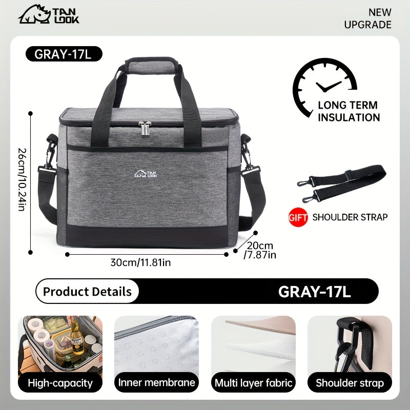 Insulated Bag, Cooler Box, Outdoor Insulated Cooler, Car Refrigerator Bag, Portable Insulated Bag, Large-Capacity Cooler Bag