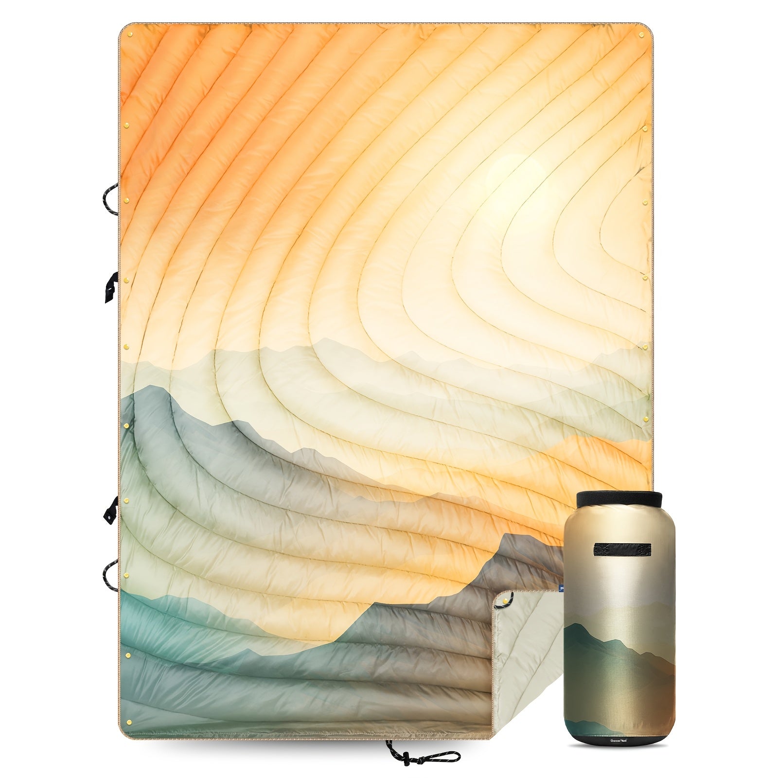 Hotkoko Outdoor Sleeping Bag Blanket, E Cape, Picnic Mat. Wind, Water, Stain And Splash, Anti-animal Hair, Lightweight Portable, Fluffy Camping Super Warm Hammock Top Blanket, Suitable For Travel Picnic Beach Party Cold Weather Use.